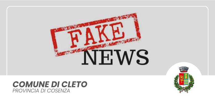 Fake News comunali a Cleto