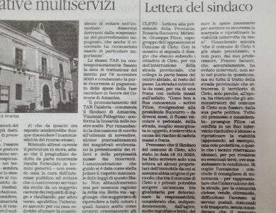 Mentre il Sindaco di Cleto balla il Latino-Americano in Piazza, la strada provinciale che spezza il Paese in due resta senza provvedimenti risolutivi